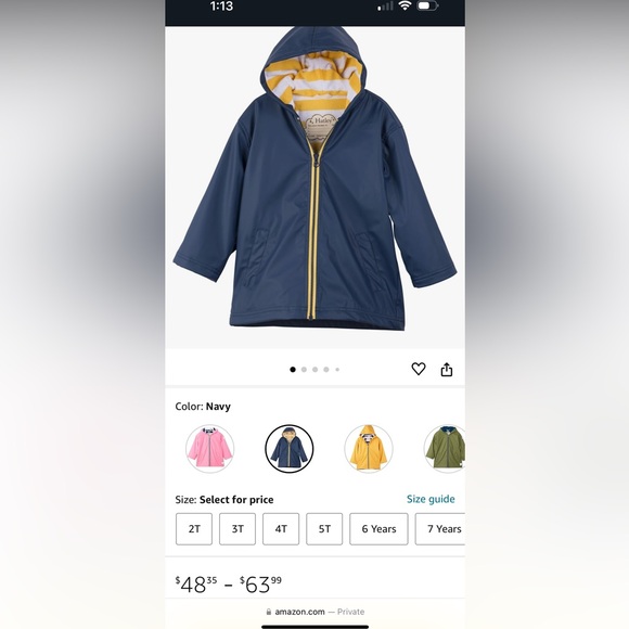 Hatley Boys Raincoat (4T) - Picture 6 of 6